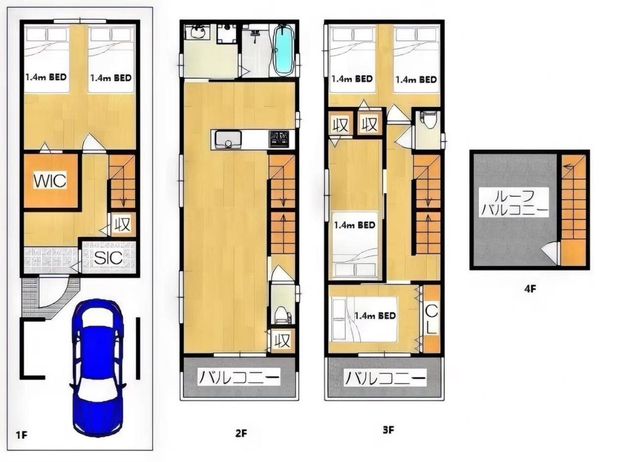 Westhouse A 天下茶屋店 Villa Osaka Ngoại thất bức ảnh